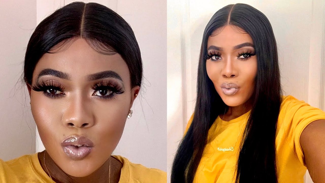 Kim Kardashian 2x6 Long part Closure Wig |  ⭕️% Glue❌  | ULA HAIR