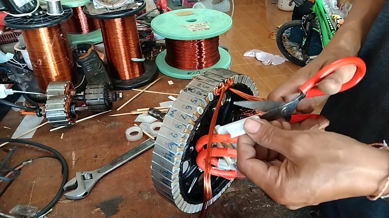 สอนพันมอเตอร์บัสเลส1,500 W72V