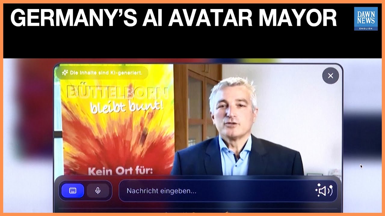 German Avatar Mayor Answers Citizens’ Concerns in Multiple Languages | Dawn News English