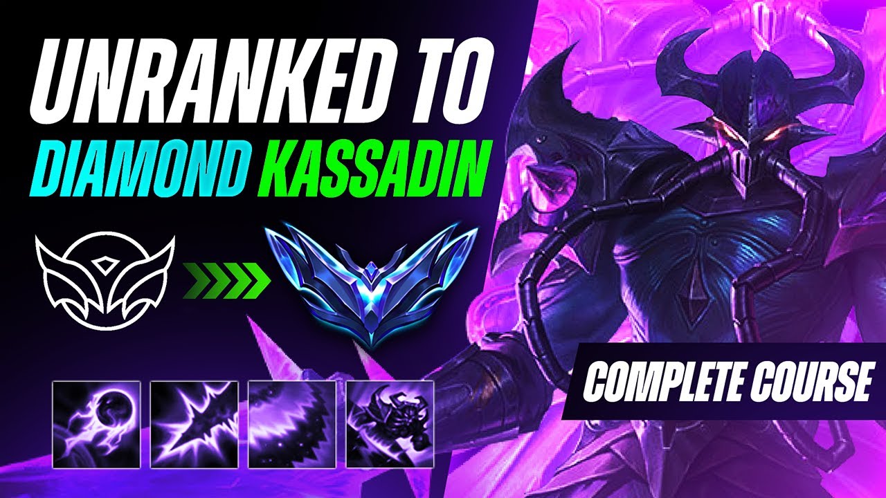HOW to CLIMB TO DIAMOND as KASSADIN | Unranked to Diamond Guide | Season 14
