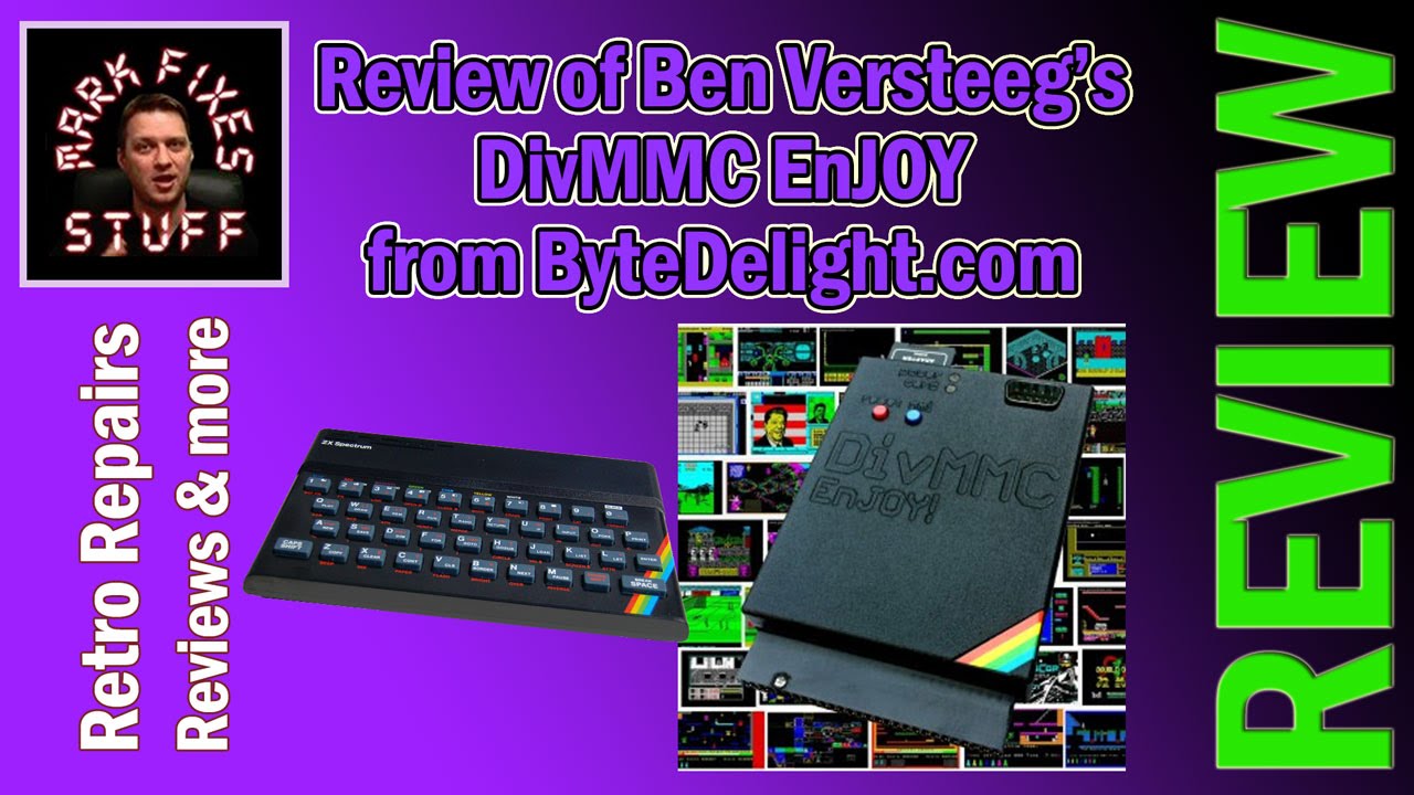 Обзор: SD-карта памяти DivMMC EnJOY для ZX Spectrum от ByteDelight.com