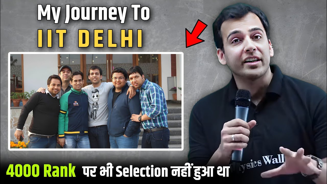 TARUN SIR IIT DELHI JOURNEY🔥4000 RANK के बाद भी SELECTION नहीं हो पाया था🤯