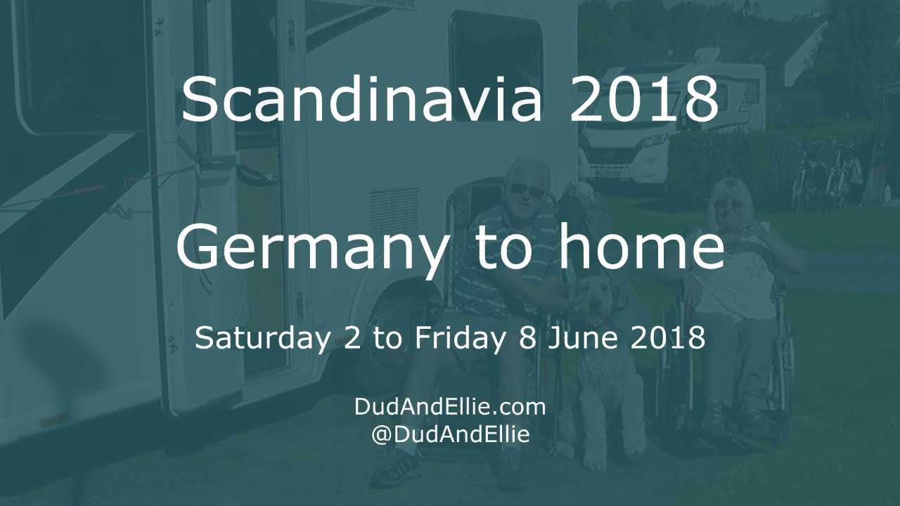 Scandinavia motorhome trip 2018 (11) - Germany to home