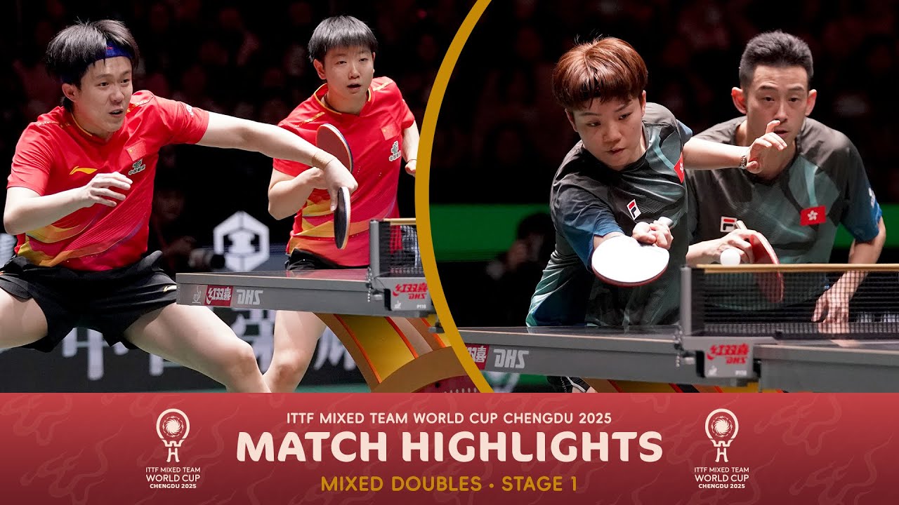 Wang/Sun vs Wong/Doo | ITTF Mixed Team World Cup 2025 (Stage 1)