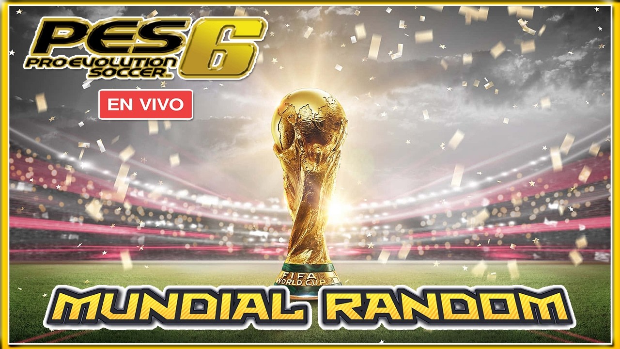 🏆⚽🎮 - PES 6 - MUNDIAL RANDOM - 🥅😸🎙️#pes #proevolutionssocer #pes6 #juegosdefutbol #konami