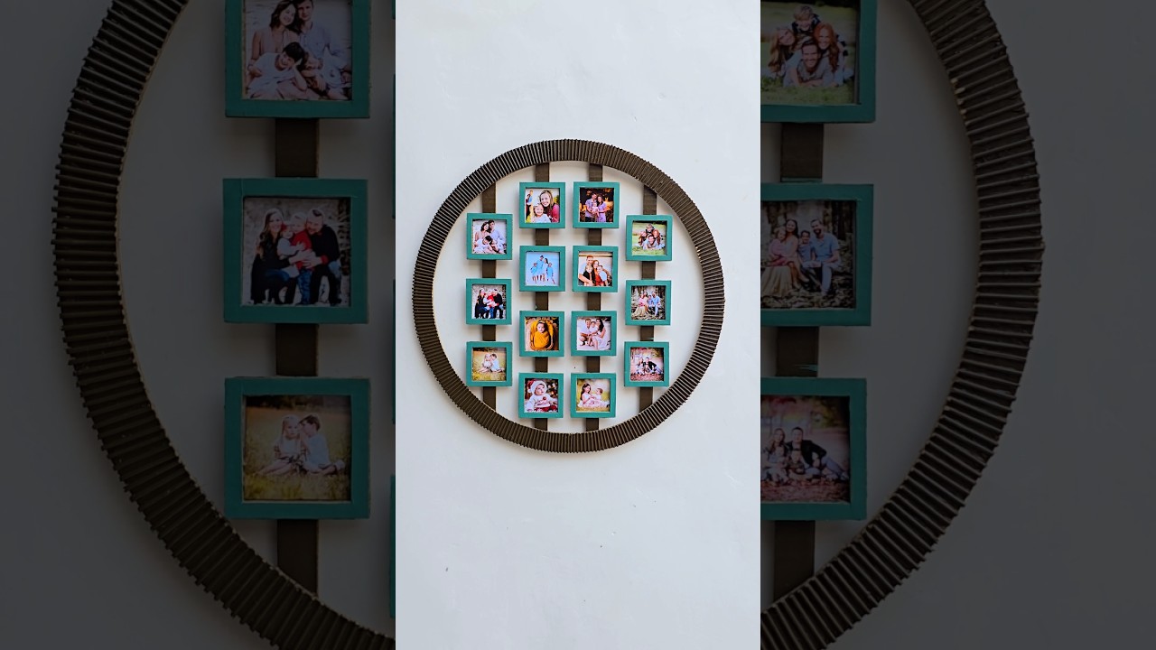 How To Make Photo Frame || Beautiful Photo Frame Craft Ideas || #shorts #youtubeshorts #photoframe
