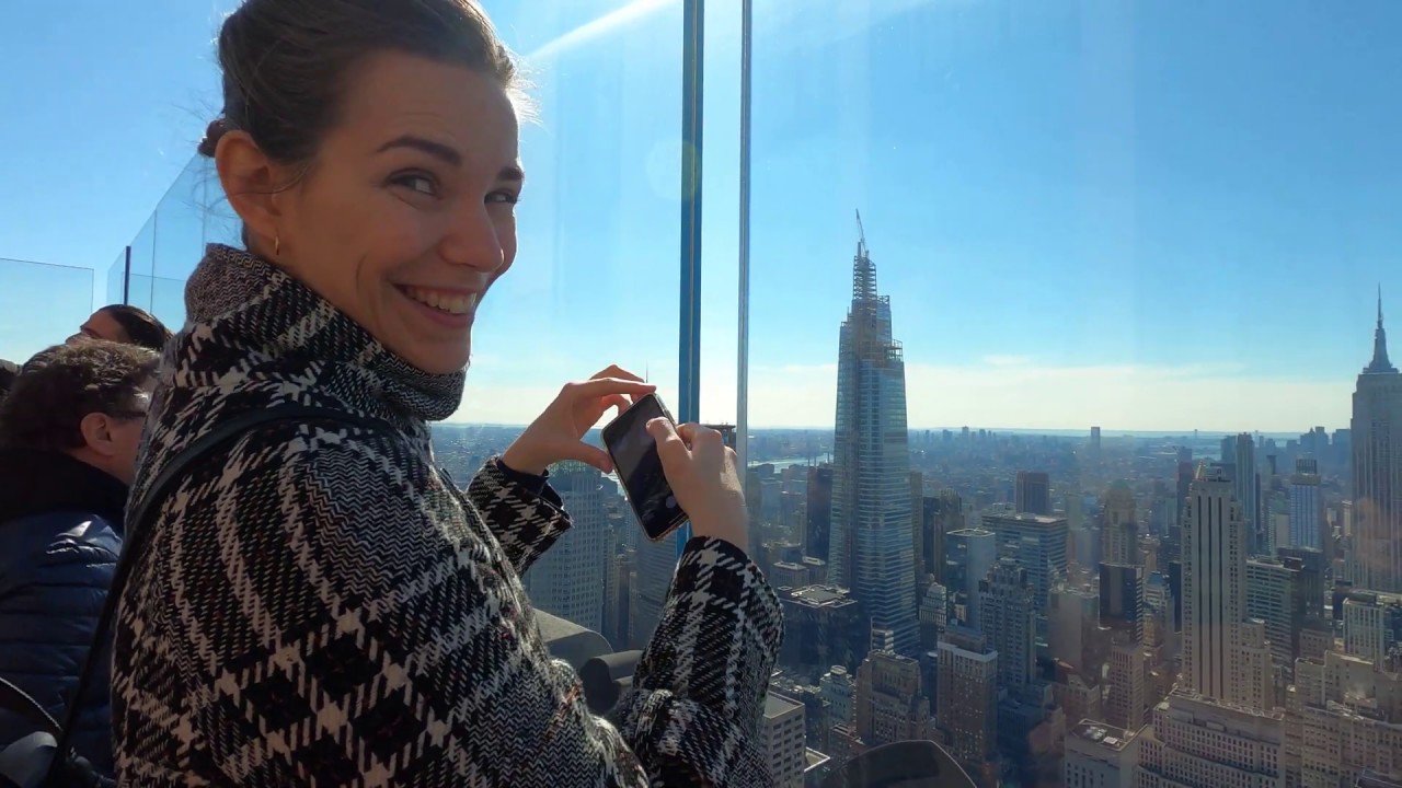 ⁴ᴷ⁶⁰ Top of the Rock Observation Deck with Mary Jane (Amazing Views of New York City)