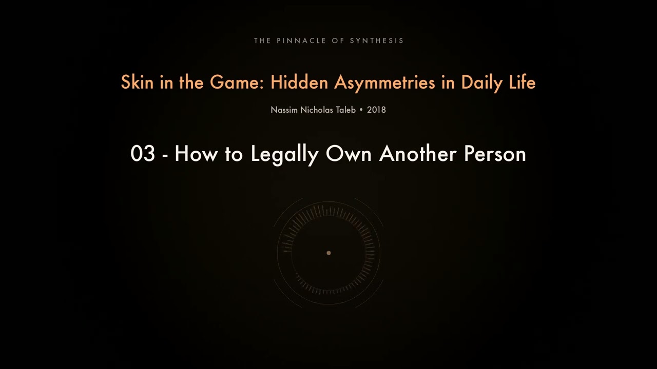 03 - How to Legally Own Another Person