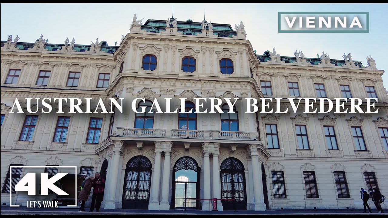 Austrian Gallery Belvedere Virtual Walk2021 | The Kiss Gustav Klimt | 4K Vienna City Walking Tour