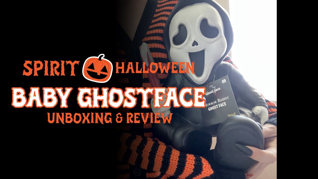 SPIRIT HALLOWEEN 2023 - BABY GHOSTFACE - from SCREAM! Static Baby Doll PROP - Unboxing & Review