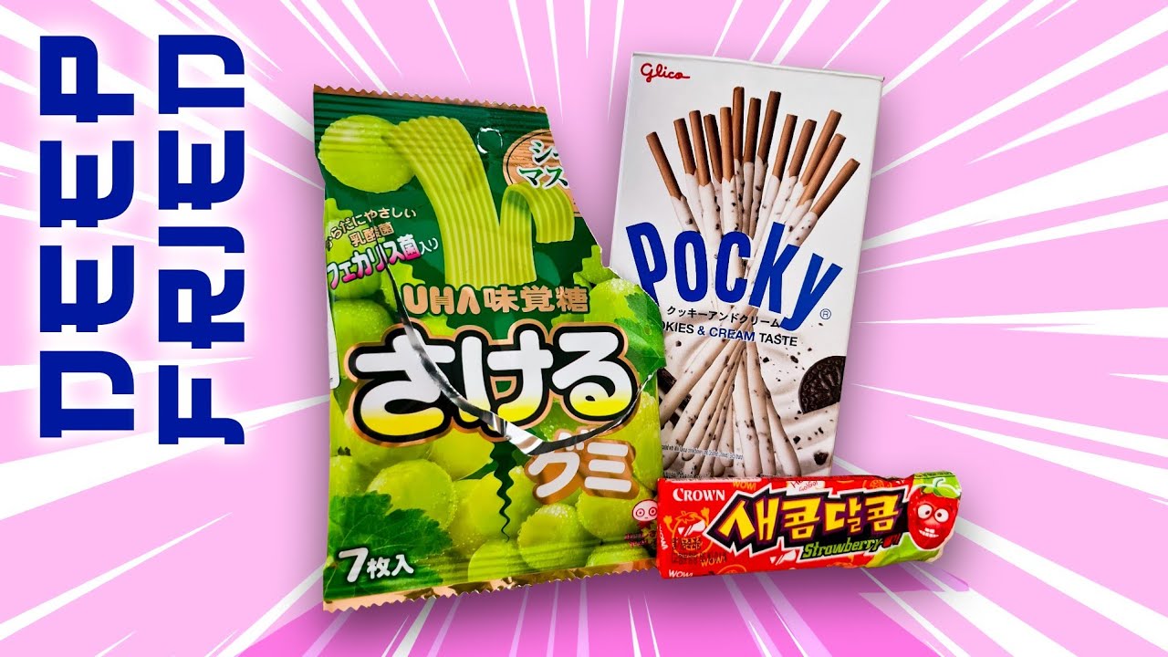 SCOTTISH GUY DEEP FRIES JAPANESE SNACKS | Does It Fry?