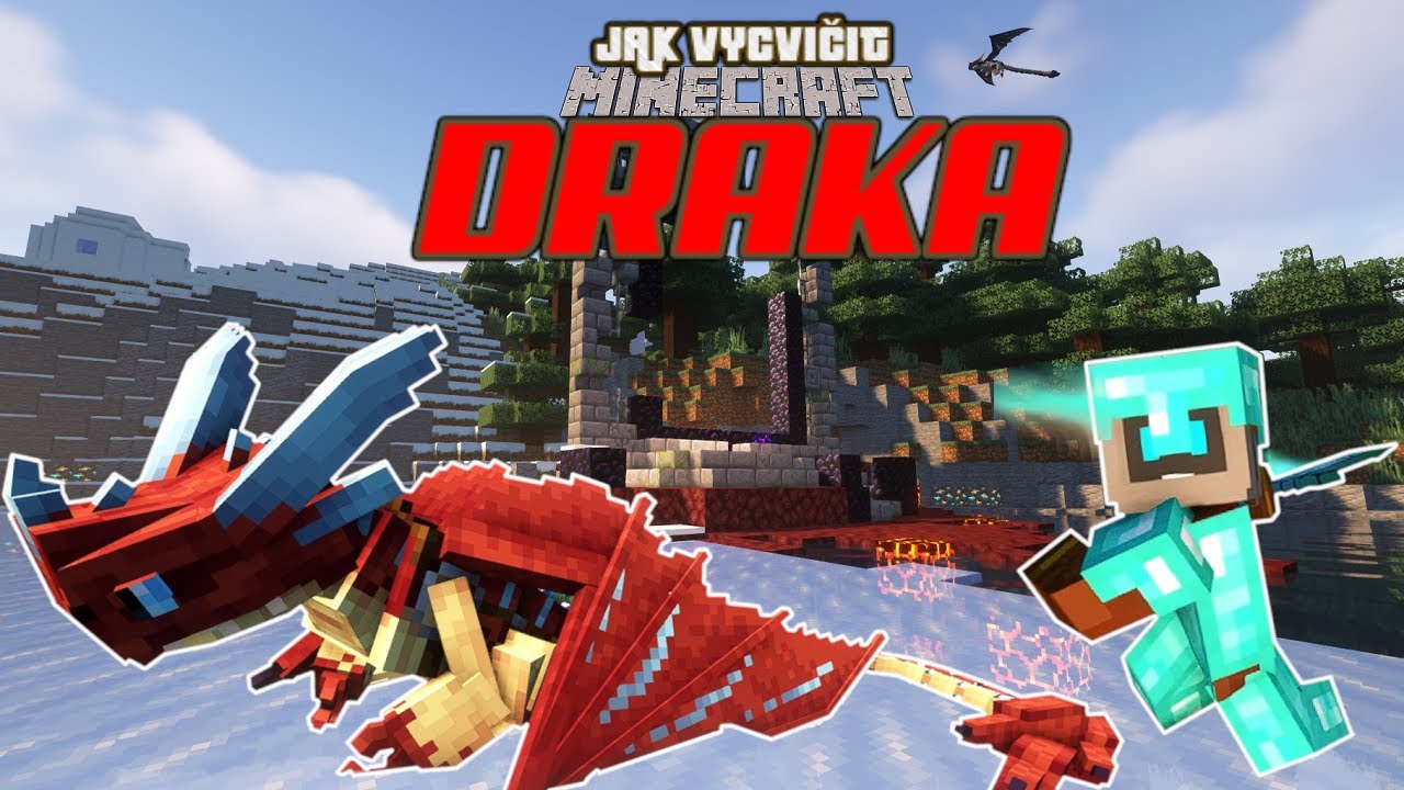 JAK VYCVIČIT DRAKA V MINECRAFTU! 🦎 I 9.-  Triple strike!