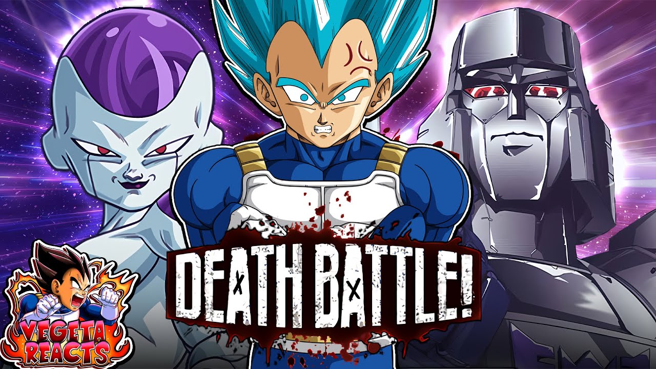 Vegeta Reacts To Frieza VS Megatron | DEATH BATTLE!