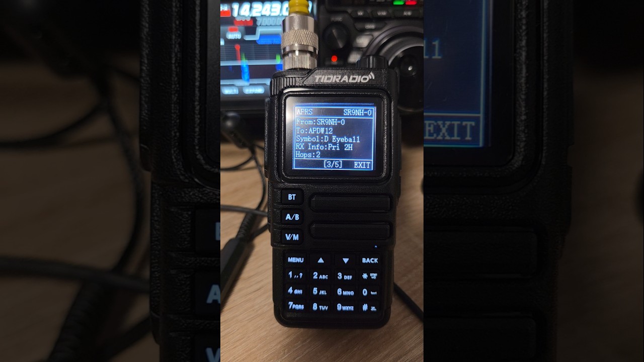 TIDRADIO TD-H9 odbi&oacute;r ramek APRS