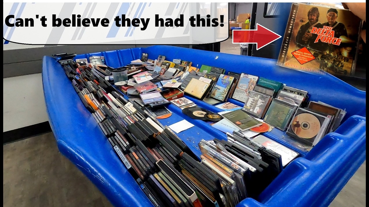 Поиск DVD, VHS и CD дисков в комиссионных магазинах, магазинах секонд-хенда и т.д.