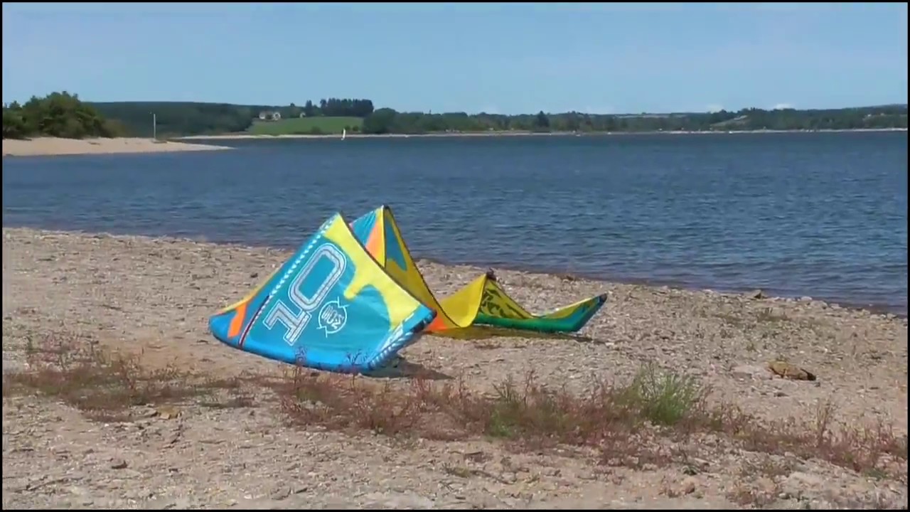 Kitesurf au lac de Pareloup - Tectectec XPRO 4+