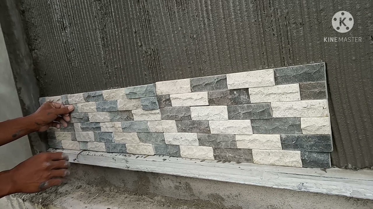 cara memasang batu alam tercepat