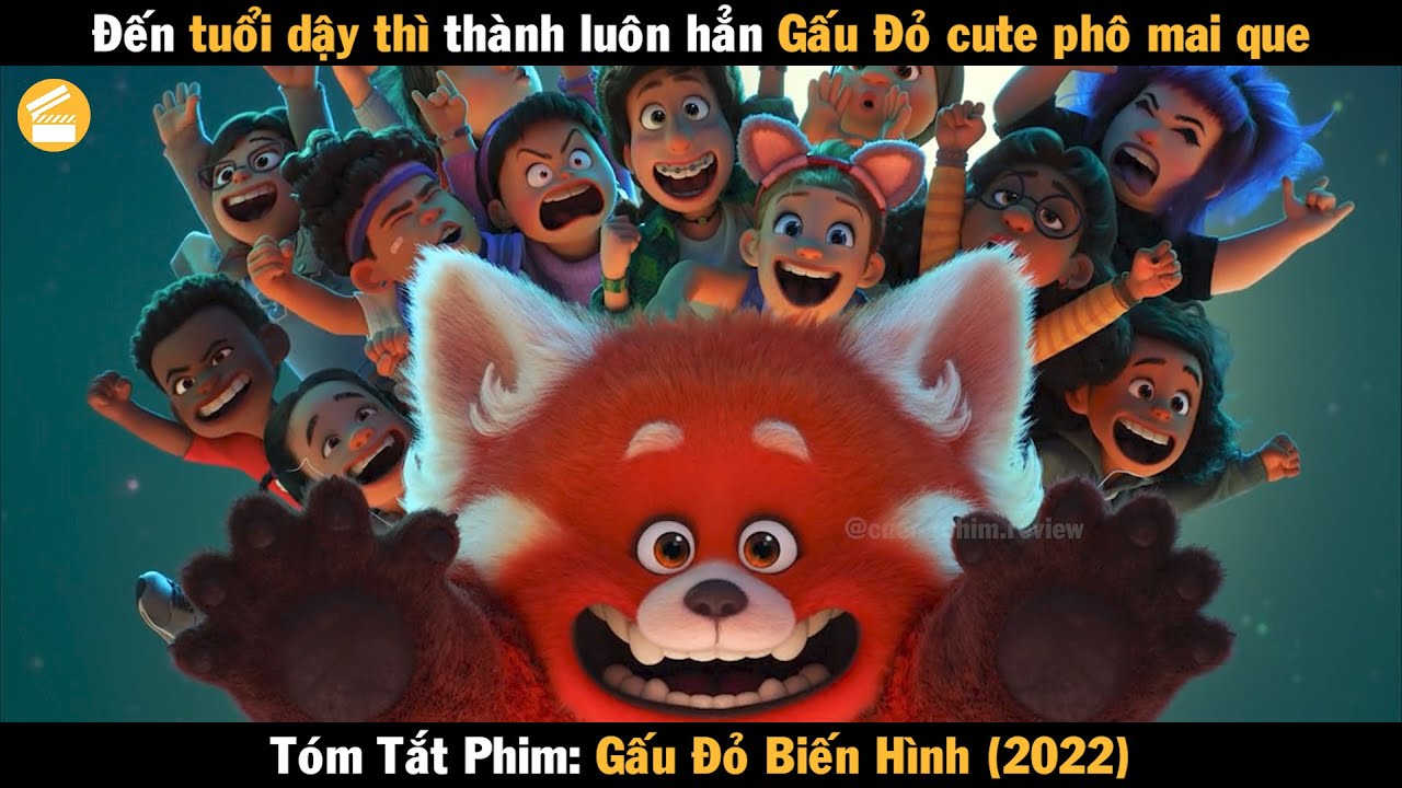 Review Phim Cô bé biến thành Gấu Đỏ Cute Phô Mai Que | Gấu Đỏ Biến Hình 2022
