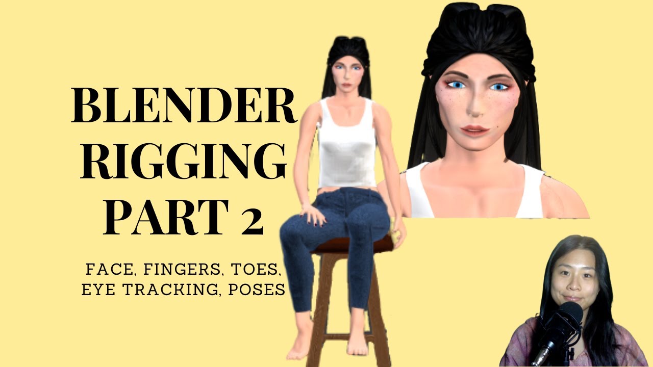 Blender Character Rigging Part 2 (Finishing up)