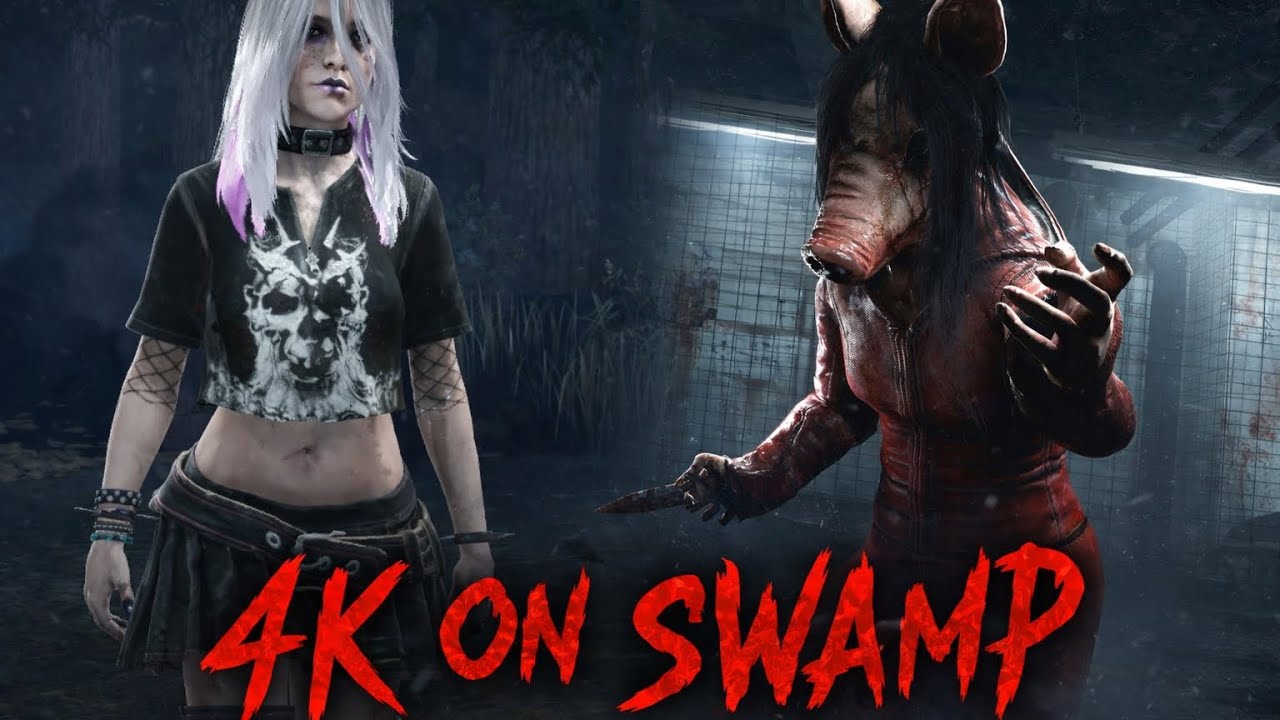 4K ON SWAMP | AMANDAS LETTER PIG | Dead by Daylight