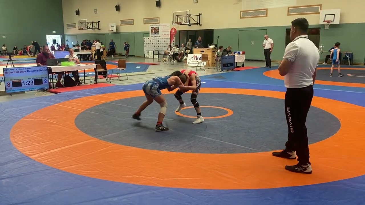 #2 Naum Radionov (RSV Merseburg) - Benjamin Nebrat (ESV Wittenberge) U12M 42kg Eisleben 21.06.2025