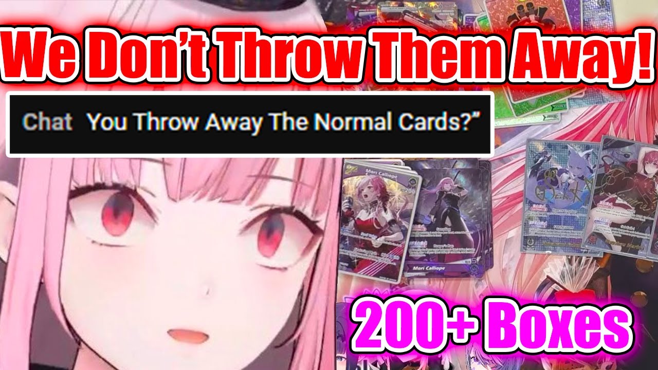 Calli Explains What Happens To Their Hololive Cards After Opening 200+ Boxes