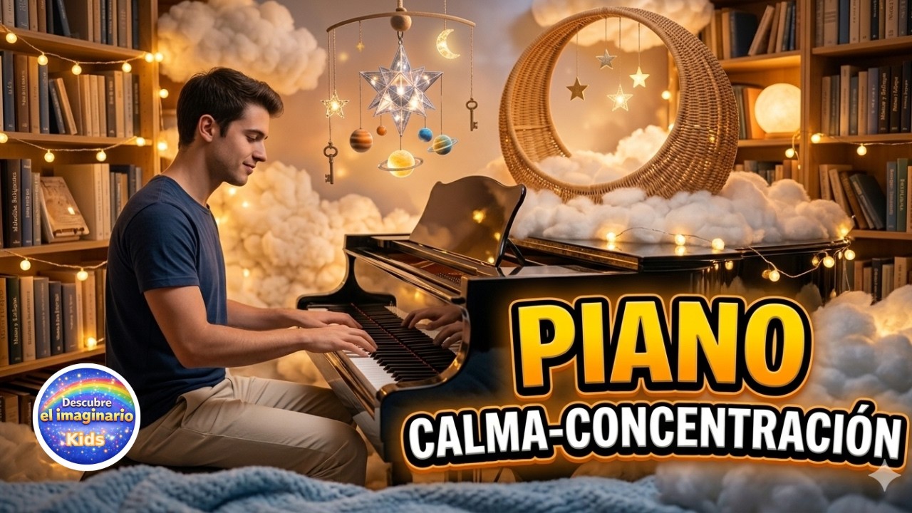 Piano para Concentración | Focus & Calm (1H 25MIN) | El imaginario Kids