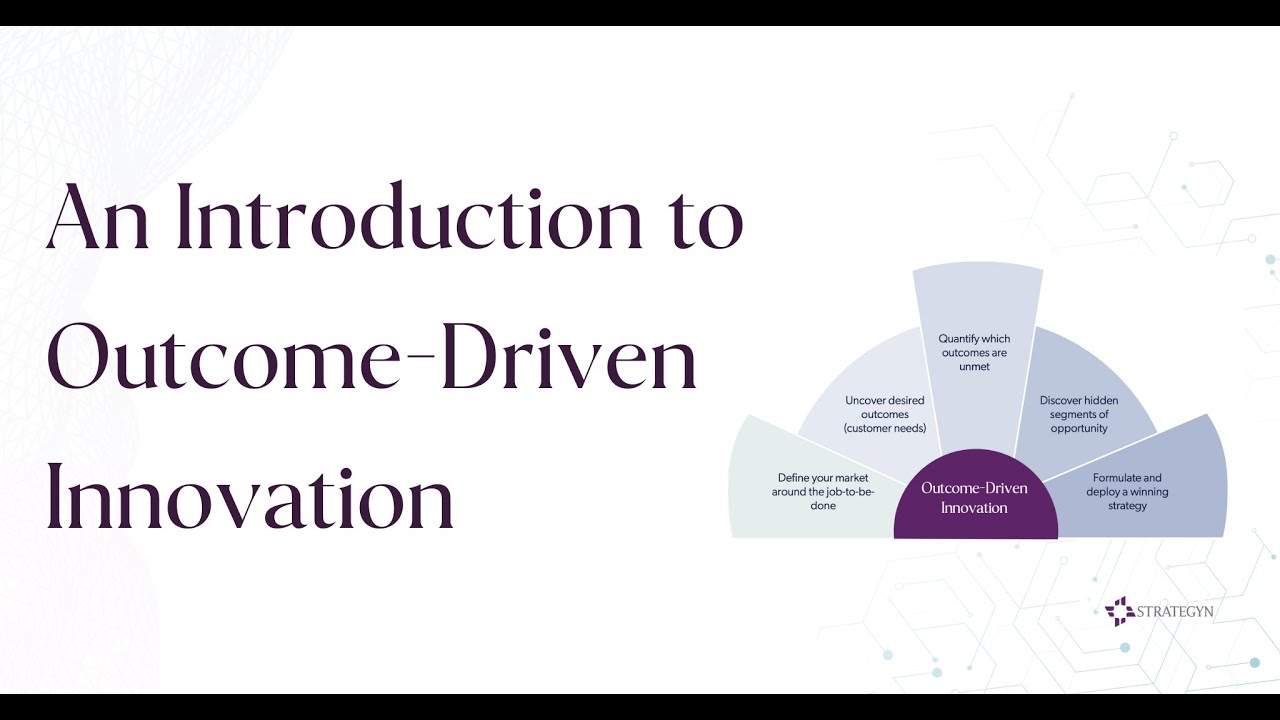 An Introduction to Outcome-Driven Innovation w/ Tony Ulwick