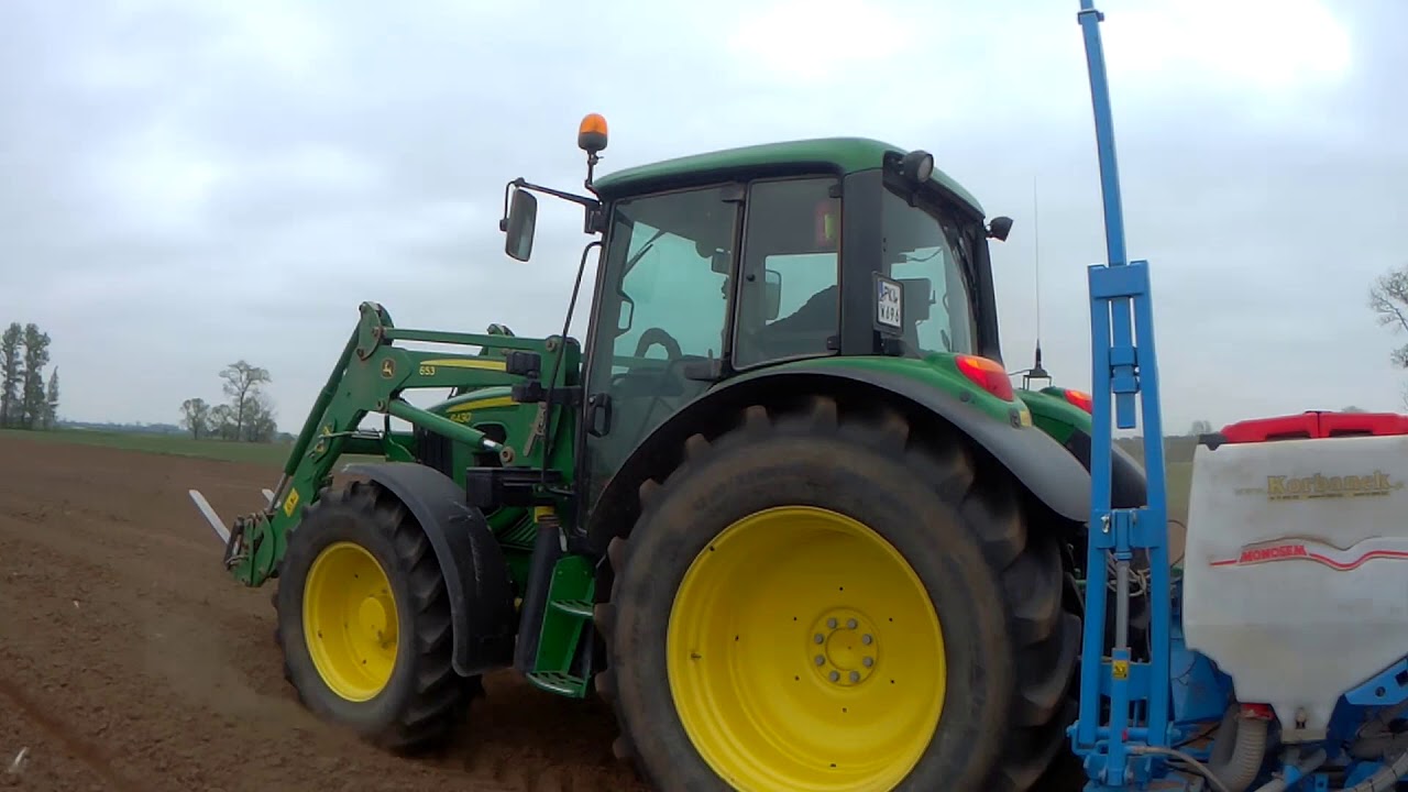 Siew kukurydzy 2019&John deere+monosem