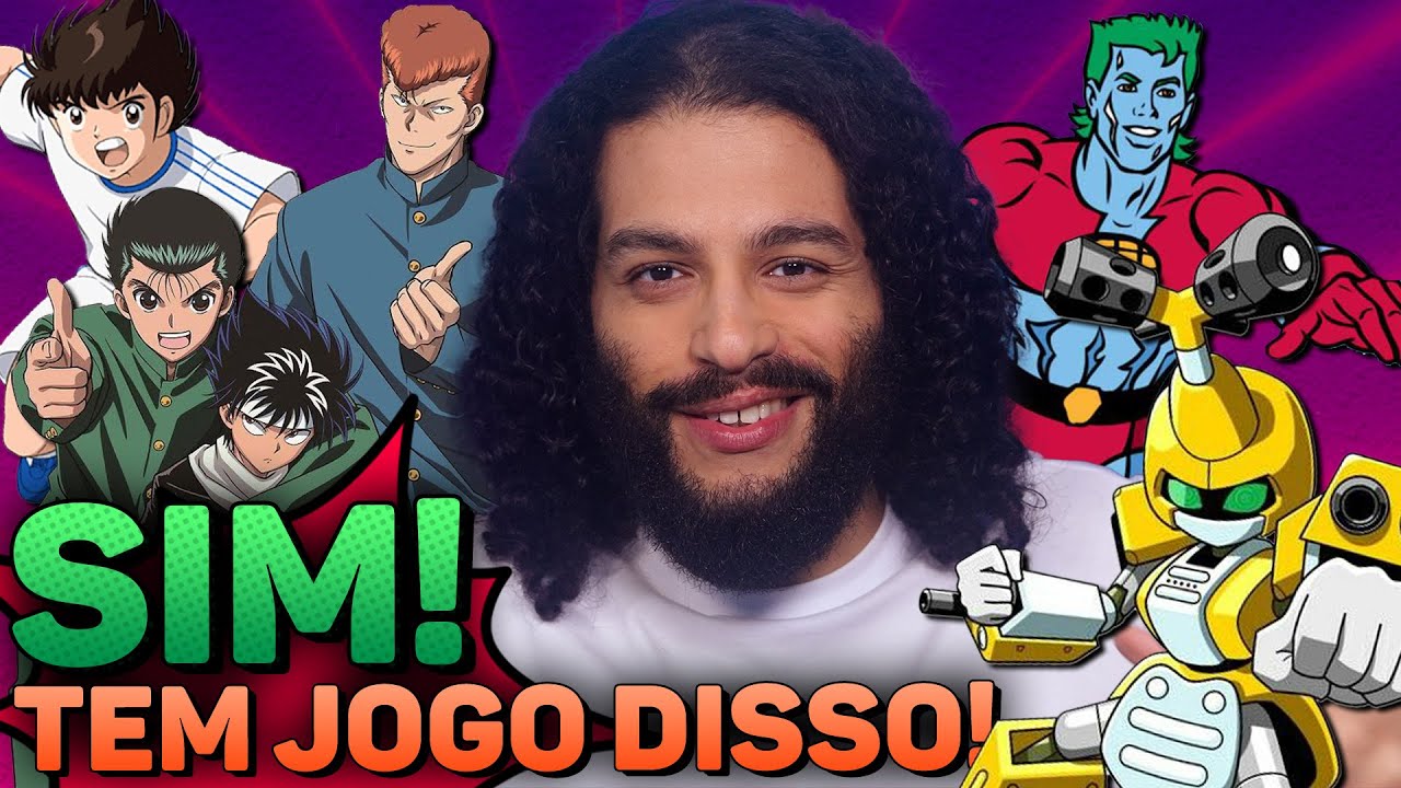 Jogos que você SEMPRE QUIS JOGAR de desenhos e animes da sua infância