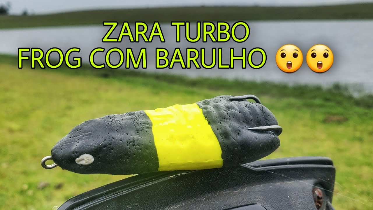 MELHOR ISCA ZARA FROG COM RATTLIN pescaria traíra  Hoplias