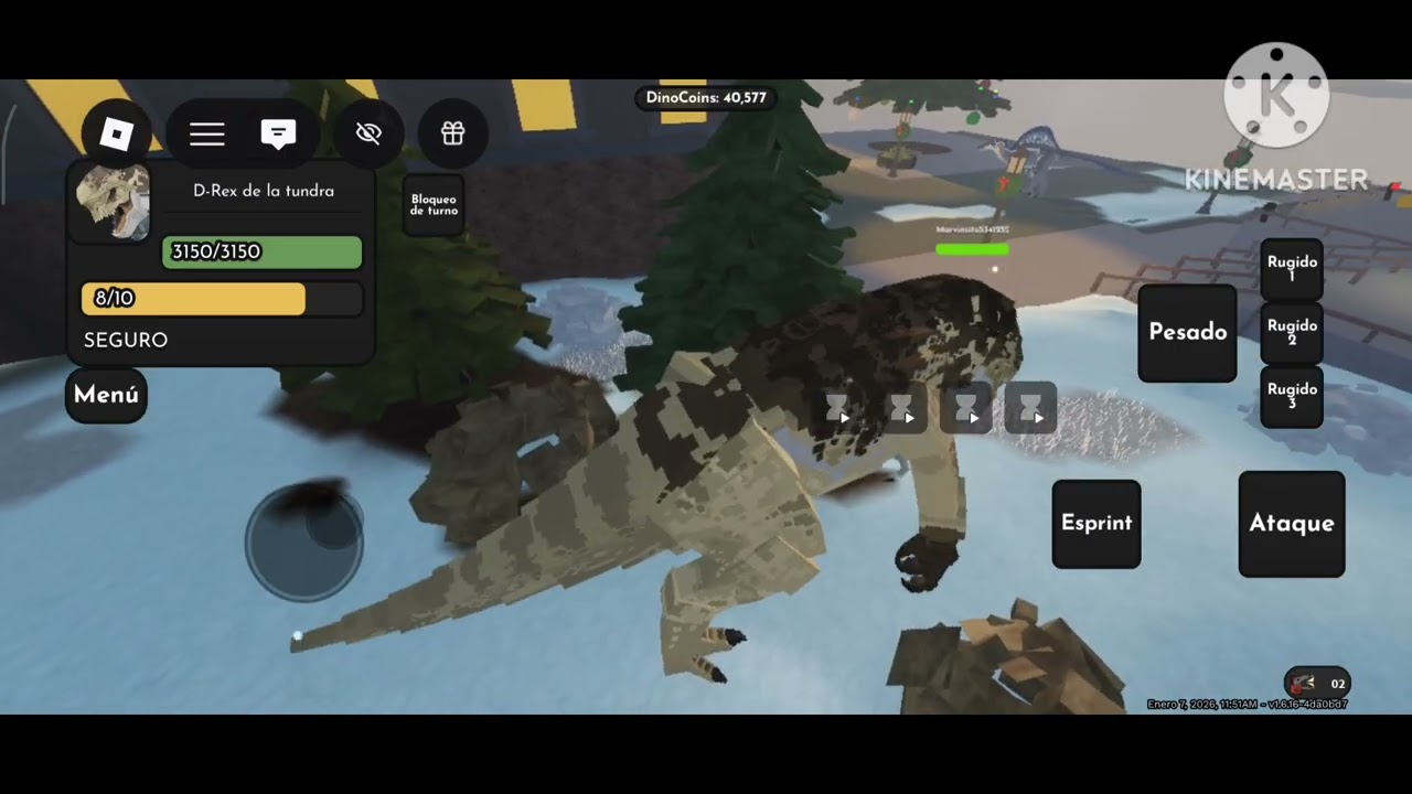 Pvp en Jurassic blocky parte 2(eliz mes del amor y de la amistad (San Valentín xd)#dinosSan Valentín