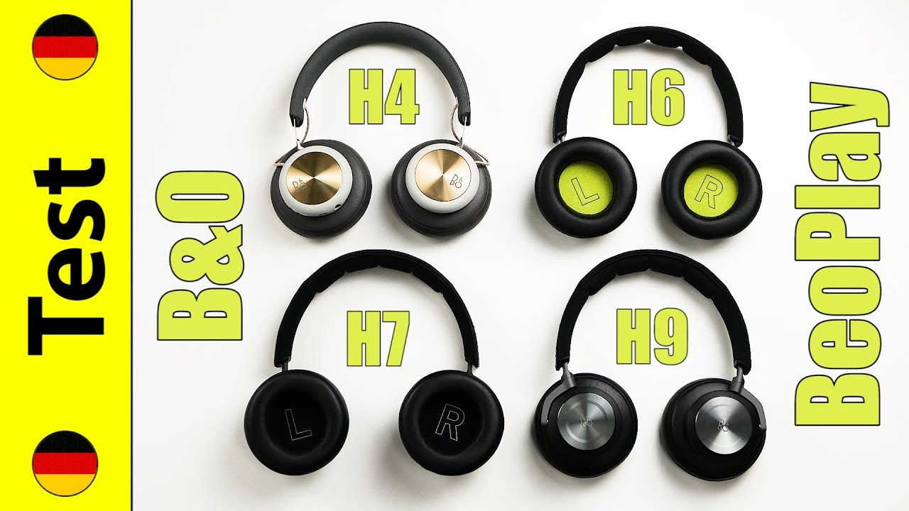 B&O BeoPlay H4 / H6  / H7 2nd Gen. / H9 | Test & Vergleich