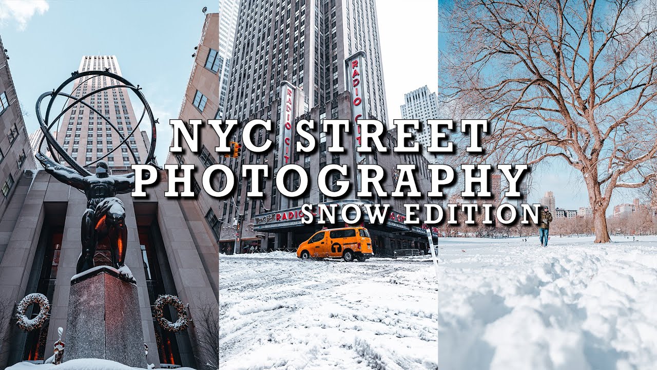 Snow Street Photography in New York City