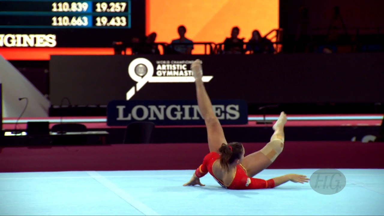 POPA Roxana (ESP) - 2019 Artistic Worlds, Stuttgart (GER) - Qualifications Floor Exercise