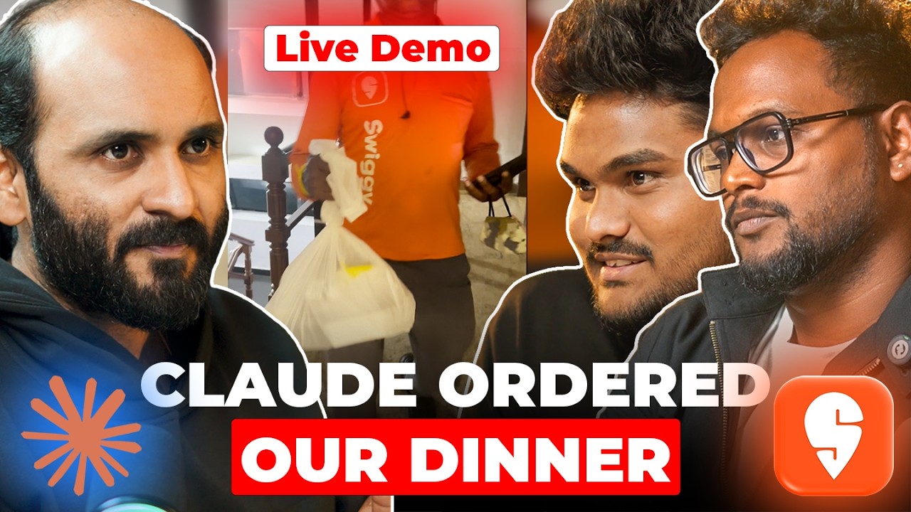 We Ordered Food on Claude, LIVE Demo 🤖 | Portcast with Sai