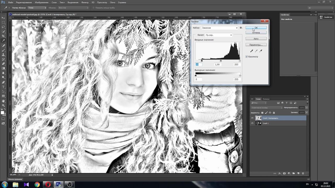 ЧПУ Пирография. Обработка фото для выжигания.