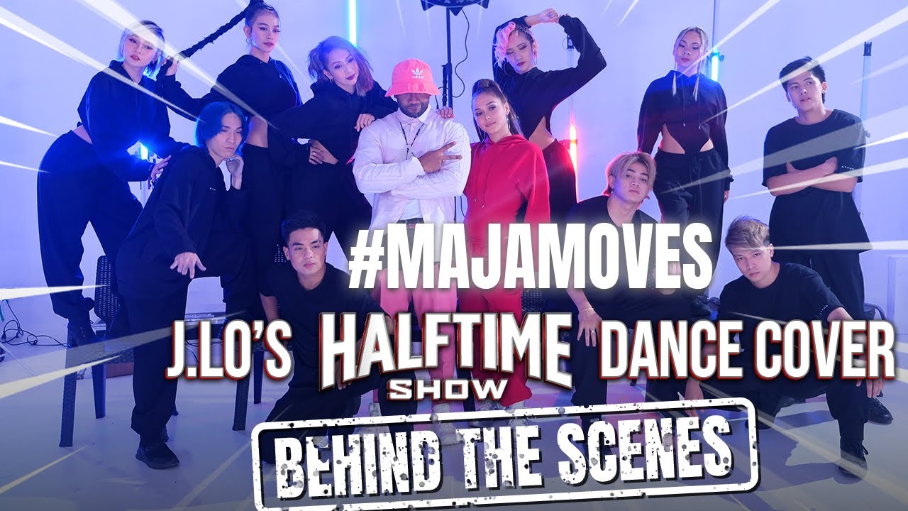 BEHIND THE SCENES (MAJA X D'GRIND J.LO SUPERBOWL DANCE COVER) #MAJAMOVES | Maja Salvador