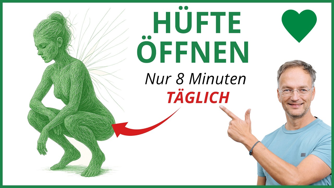 8-Minuten-Routine – Hüfte öffnen 💚 mehr Hüftbeweglichkeit & Freiheit