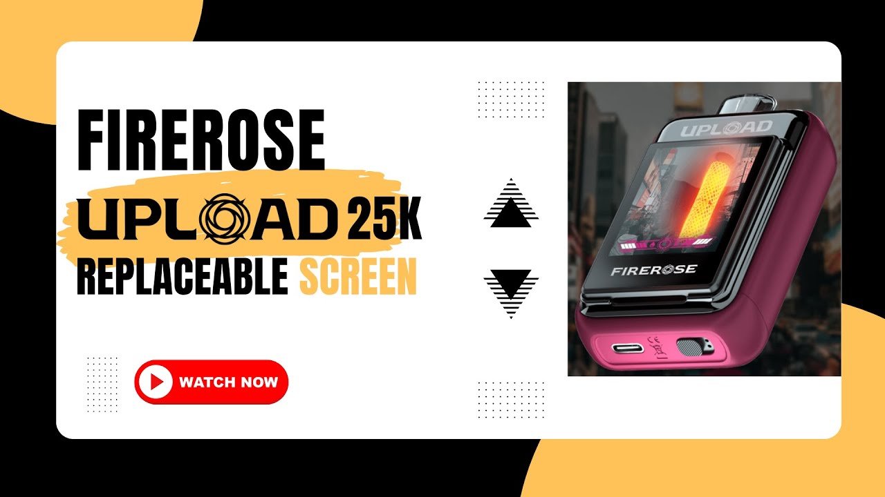 Firerose Upload 25k Puffs Unboxing & Review | App User Guide