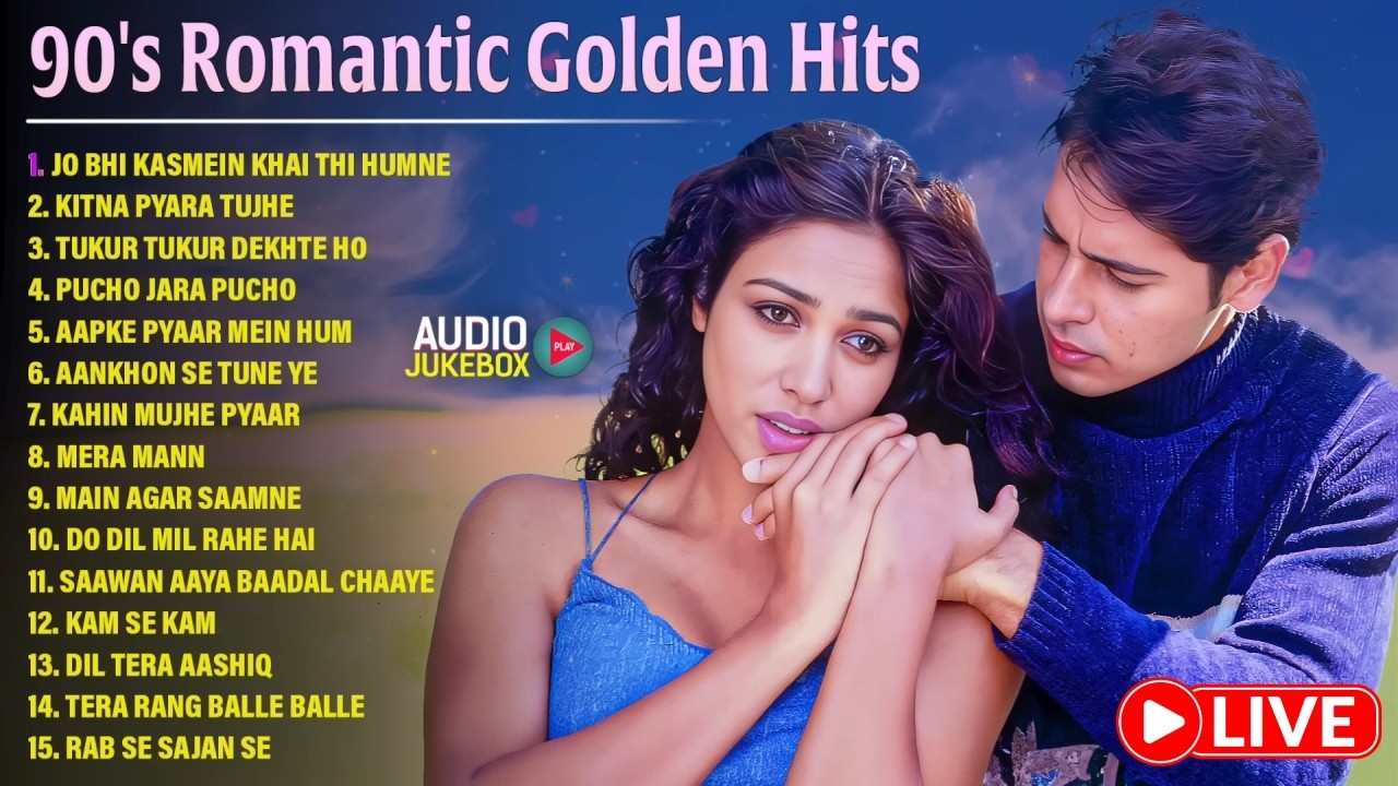 90's Romantic Golden Hits #live Sadabahar hindi Songs | Evergreen Old Hits | Jo Bhi Kasme -Playlist