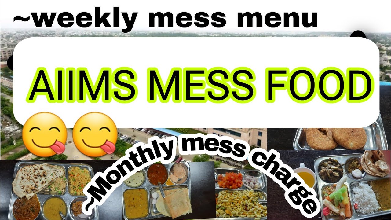 AIIMS Hostel food| mess food  video| Hostel life |mess fee|#neet #mbbs#bscnursing#hostel #college