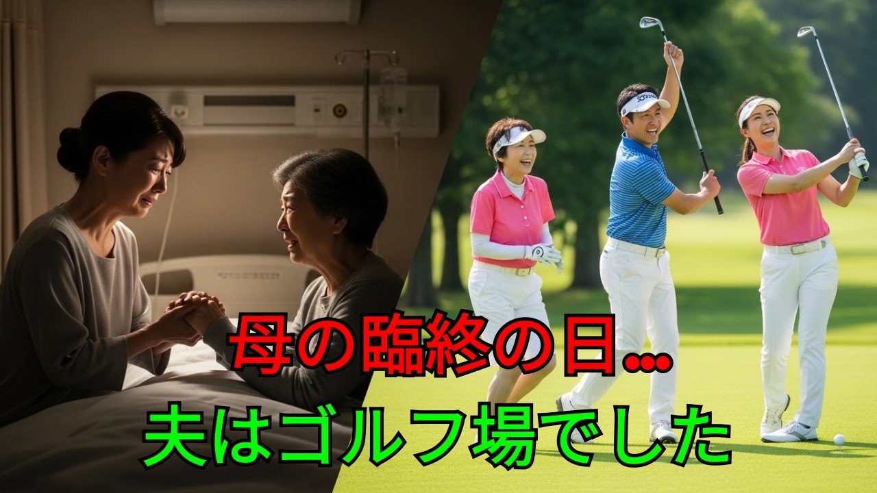 母の臨終の日、夫と義母はゴルフ場にいました。3年後の相続の日、私は門を閉めました
