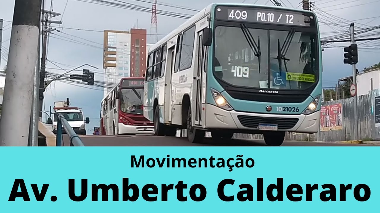 Movimentação de Ônibus em Manaus-AM | Av. Umberto Calderaro - Adrianópolis #9