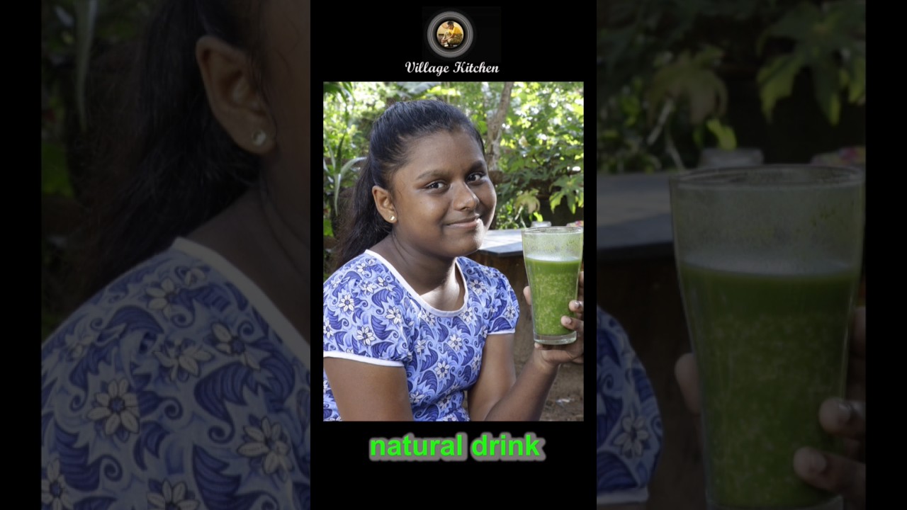 natural Sri lankan drink😝👌good nutritional drink for breakfast #food #villagekitchen