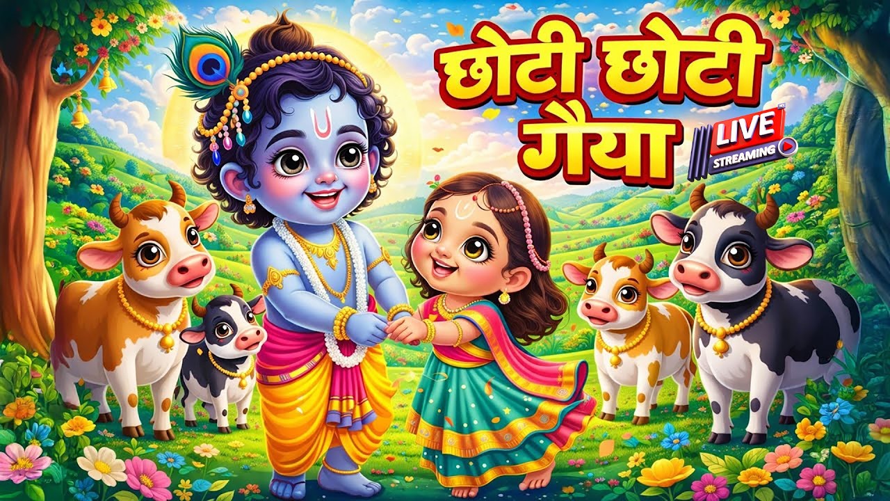 NonStop Live - Choti Choti Gaiya Chote Chote Gwal | Krishna Bal Leela | Bal Krishna Bhajan