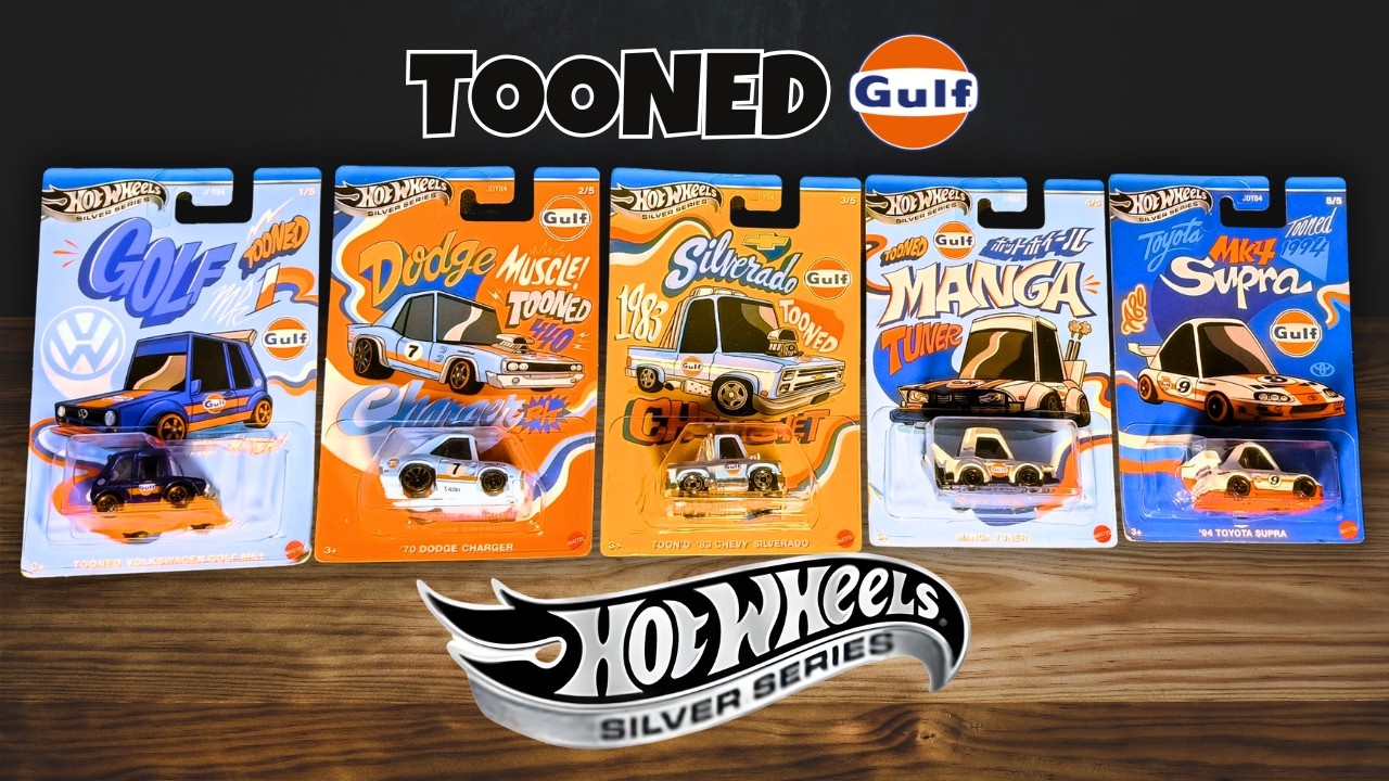 Unboxing Hot Wheels Tooned Gulf Series (2025)