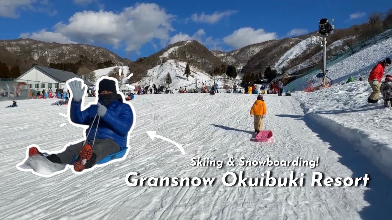 Fun Day at Gransnow Okuibuki Ski and Snowboard Resort!