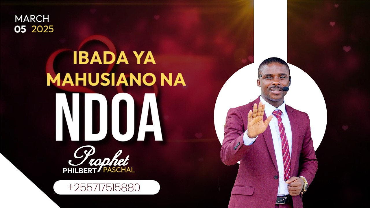 LIVE🔴IBADA YA MAHUSIANO NA NDOA 07 MAR- 2026
