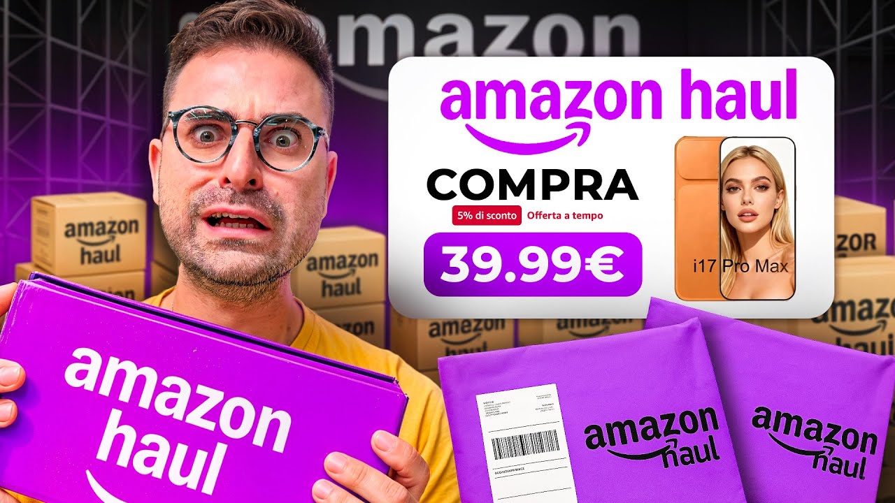 Ho COMPRATO i PRODOTTI più ECONOMICI di AMAZON HAUL! (il temu di amazon)